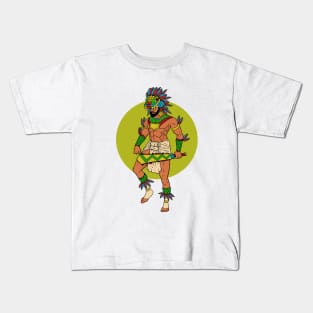 Aztec God of the Wind - Quetzalcoatl Kids T-Shirt